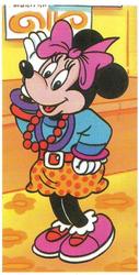 1989 Brooke Bond The Magical World of Disney #7 Minnie Mouse Front