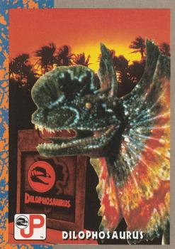 1993 Topps Jurassic Park #4 Dilophosaurus Front