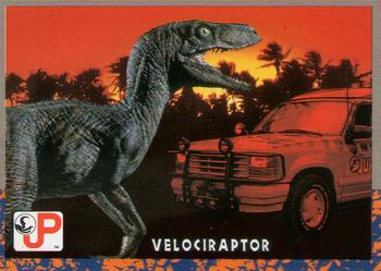 1993 Topps Jurassic Park #5 Velociraptor Front