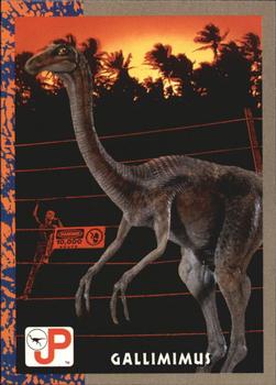 1993 Topps Jurassic Park #6 Gallimimus Front