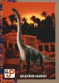 1993 Topps Jurassic Park #8 Brachiosaurus Front