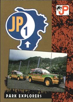 1993 Topps Jurassic Park #10 Park Explorers Front