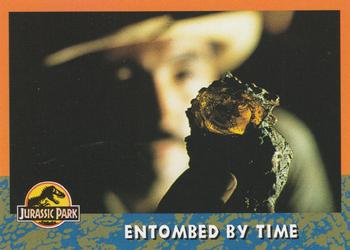 1993 Topps Jurassic Park #21 Entombed by Time Front