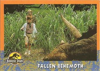1993 Topps Jurassic Park #30 Fallen Behemoth Front