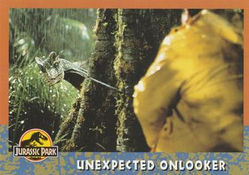 1993 Topps Jurassic Park #43 Unexpected Onlooker Front