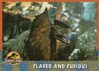 1993 Topps Jurassic Park #45 Flared and Furious Front