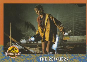 1993 Topps Jurassic Park #47 The Rescuers Front