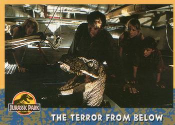 1993 Topps Jurassic Park #64 The Terror from Below Front