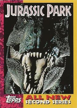 1993 Topps Jurassic Park #89 Title Card (Series 2) Front