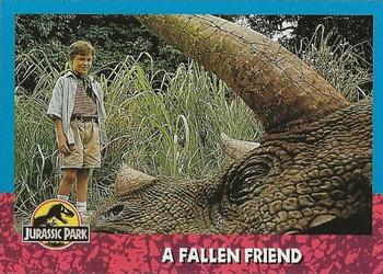 1993 Topps Jurassic Park #93 A Fallen Friend Front