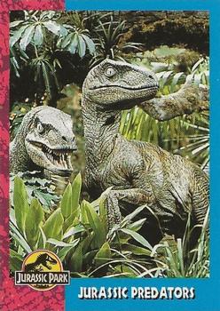 1993 Topps Jurassic Park #97 Jurassic Predators Front