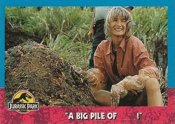 1993 Topps Jurassic Park #98 A Big Pile of ____! Front