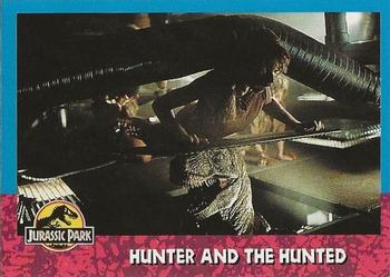 1993 Topps Jurassic Park #102 Hunter and the Hunted Front