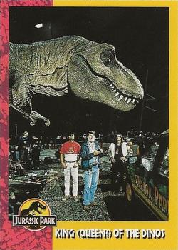 1993 Topps Jurassic Park #132 King (Queen?) of the Dinos Front