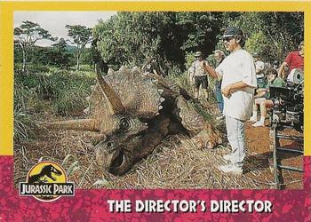 1993 Topps Jurassic Park #142 The Director's Director Front