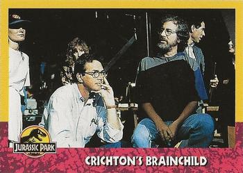 1993 Topps Jurassic Park #146 Crichton's Brainchild Front