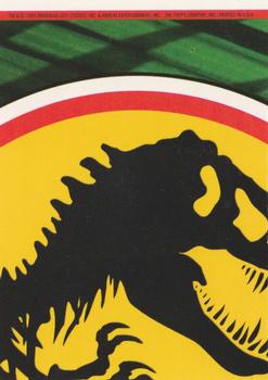 1993 Topps Jurassic Park - Stickers Series 1 #3 Velociraptor Back