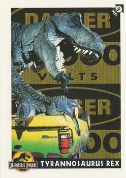 1993 Topps Jurassic Park - Stickers Series 1 #9 Tyrannosaurus Rex Front