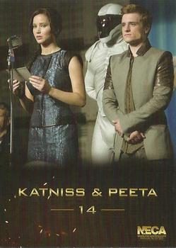2013 NECA The Hunger Games Catching Fire #14 Katniss & Peeta Back