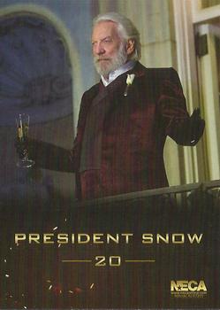 2013 NECA The Hunger Games Catching Fire #20 President Snow Back