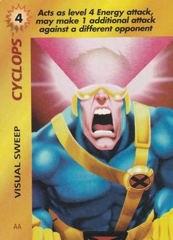 1997 Fleer Spider-Man - Marvel OverPower Special Characters #NNO Cyclops - Visual Sweep (AA) Front