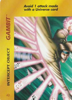 1997 Fleer Spider-Man - Marvel OverPower Special Characters #NNO Gambit - Intercept Object (AD) Front