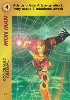 1997 Fleer Spider-Man - Marvel OverPower Special Characters #NNO Iron Man - Concealed Arsenal (AA) Front