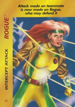 1997 Fleer Spider-Man - Marvel OverPower Special Characters #NNO Rogue - Intercept Attack (AC) Front
