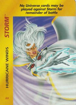 1997 Fleer Spider-Man - Marvel OverPower Special Characters #NNO Storm - Hurricane Winds (AH) Front