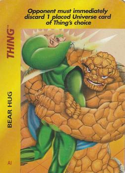 1997 Fleer Spider-Man - Marvel OverPower Special Characters #NNO Thing - Bear Hug (AI) Front