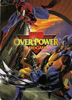 1997 Fleer Spider-Man - Marvel OverPower Special Characters #NNO Cable - Battle Tactics (AT) Back