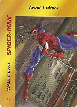 1997 Fleer Spider-Man - Marvel OverPower Special Characters #NNO Spider-Man - Wall Crawl (AG) Front