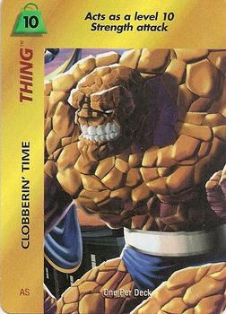 1997 Fleer Spider-Man - Marvel OverPower Special Characters #NNO Thing - Clobberin' Time (AS) Front