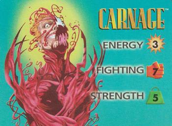 1997 Fleer Spider-Man - Marvel OverPower Characters #NNO Carnage Front