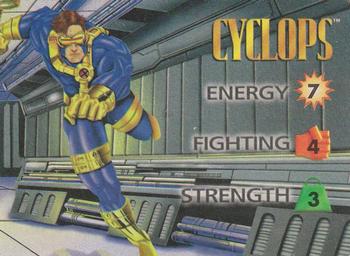 1997 Fleer Spider-Man - Marvel OverPower Characters #NNO Cyclops Front
