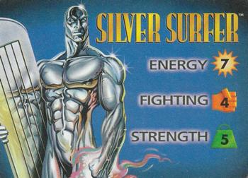 1997 Fleer Spider-Man - Marvel OverPower Characters #NNO Silver Surfer Front