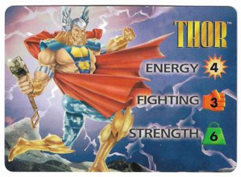 1997 Fleer Spider-Man - Marvel OverPower Characters #NNO Thor Front
