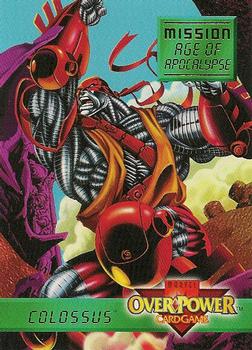 1997 Fleer Spider-Man - Marvel OverPower Mission Age of Apocalypse #5 Colossus - 