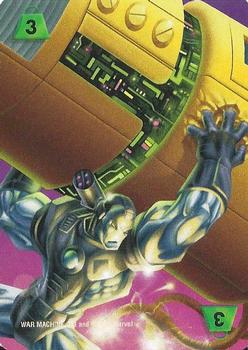 1997 Fleer Spider-Man - Marvel OverPower Power #NNO War Machine (Strength 3) Front