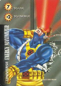 1997 Fleer Spider-Man - Marvel OverPower Universe #NNO Cyclops - Energy Maximizer Front
