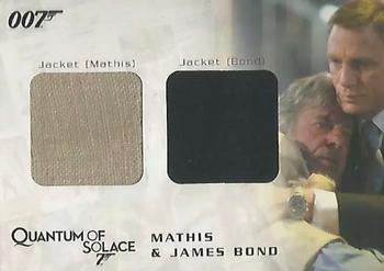2009 Rittenhouse James Bond Archives - Relics #QC10 Mathis / James Bond Front