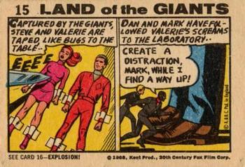 1968 A&BC Land of the Giants #15 Furry Menace! Back