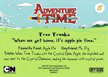 2014 Cryptozoic Adventure Time PlayPaks #5 Tree Trunks Back