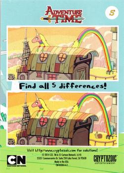 2014 Cryptozoic Adventure Time PlayPaks - Princess Glitter #5 Lady Rainicorn Back