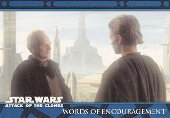 2002 Topps Star Wars: Attack of the Clones (UK) #21 Words of Encouragement Front