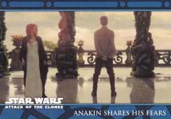 2002 Topps Star Wars: Attack of the Clones (UK) #35 Anakin Shares His Fears Front
