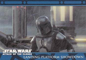 2002 Topps Star Wars: Attack of the Clones (UK) #36 Landing Platform Showdown Front