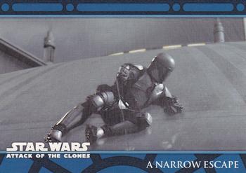 2002 Topps Star Wars: Attack of the Clones (UK) #38 A Narrow Escape Front