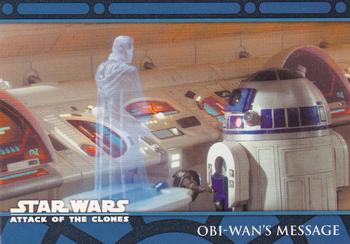 2002 Topps Star Wars: Attack of the Clones (UK) #50 Obi-Wan's Message Front