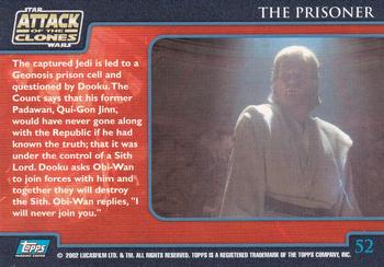 2002 Topps Star Wars: Attack of the Clones (UK) #52 The Prisoner Back